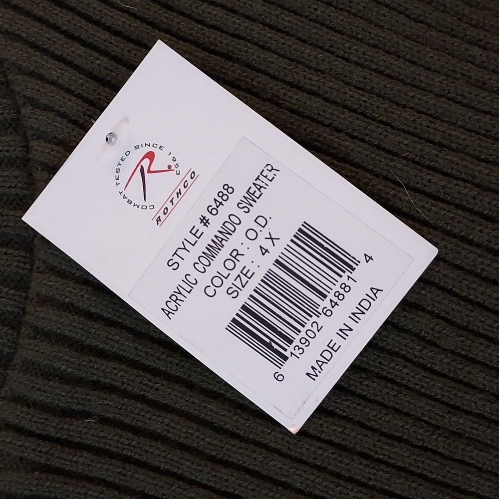 NWT, Rothco Commando Sweater - Picture 3 of 4